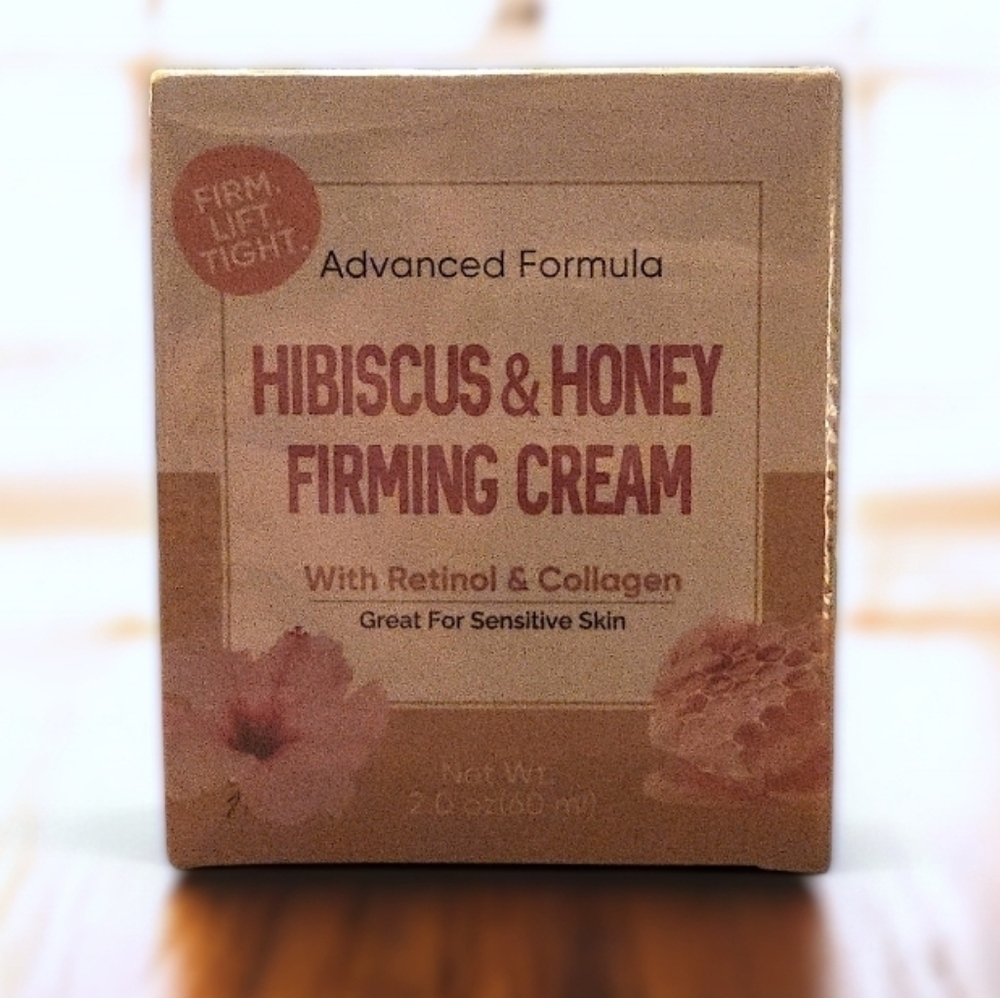 Hibiscus & Honey Firming Cream | Retinol & Collagen | NIB | 2.0oz/60ml | Viral